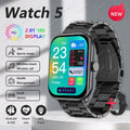 2026 New GPS Track Smart Watch 2.01 Inch Ultra HD AMOLED Screen Movement Run Track Heart Rate Monitor Bluetooth Call Smartwatch