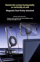 Foldable Electric Vacuum Magnetic Car Mount Strong Suction Stand for iPhone 12/13/14/15/16 Cell Phone Holder for Live Streaming