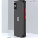 Luxury Armor Bumper Shockproof Case For iPhone 17 16 15 14 Plus 11 12 13 Mini Pro XR X Xs Max 17 Air Silicone Hard Bumper Cover