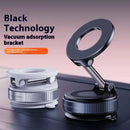 Foldable Electric Vacuum Magnetic Car Mount Strong Suction Stand for iPhone 12/13/14/15/16 Cell Phone Holder for Live Streaming