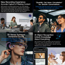 2026 New 4K HD AI Smart Glasses Men 800W Pixel Camera Take a Picture 32GB WIFI Transmission Voice Assistant Smart Glasses Women
