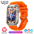 LIGE Relógio Inteligente Esporte Ao Ar Livre Fitness Bluetooth Chamada Assistente de voz À Prova Dwaterproof água liquidação Smartwatch masculino para Android IOS