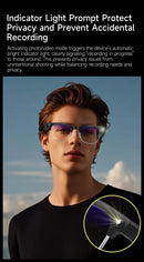 2026 New 4K HD AI Smart Glasses Men 800W Pixel Camera Take a Picture 32GB WIFI Transmission Voice Assistant Smart Glasses Women