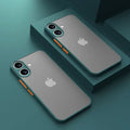 Luxury Armor Bumper Shockproof Case For iPhone 17 16 15 14 Plus 11 12 13 Mini Pro XR X Xs Max 17 Air Silicone Hard Bumper Cover