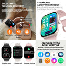 2026 New GPS Track Smart Watch 2.01 Inch Ultra HD AMOLED Screen Movement Run Track Heart Rate Monitor Bluetooth Call Smartwatch