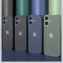 Luxury Armor Bumper Shockproof Case For iPhone 17 16 15 14 Plus 11 12 13 Mini Pro XR X Xs Max 17 Air Silicone Hard Bumper Cover