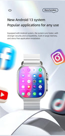 DW100 Pro Updated DW200 Pro 5G LTE Full Netcom Android 13.0 Smartwatch Smart Watch With Rotary Camera Touch ID Infrared function
