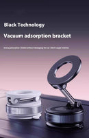 Foldable Electric Vacuum Magnetic Car Mount Strong Suction Stand for iPhone 12/13/14/15/16 Cell Phone Holder for Live Streaming