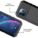 Heavy-duty protective armor metal aluminum shell iPhone 17 16 15 14 13 Mini 12 Pro 11 XS Max XR 16e shockproof protective case