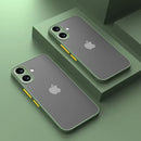 Luxury Armor Bumper Shockproof Case For iPhone 17 16 15 14 Plus 11 12 13 Mini Pro XR X Xs Max 17 Air Silicone Hard Bumper Cover