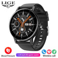 LIGE Relógio Inteligente Esporte Ao Ar Livre Fitness Bluetooth Chamada Assistente de voz À Prova Dwaterproof água liquidação Smartwatch masculino para Android IOS