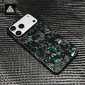 100% Real Forged Glossy Green Carbon Fiber Case for iPhone 17Pro Max Super Light Protective 17 Pro 17 Promax Luxury Phone Cover