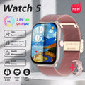 2026 New GPS Track Smart Watch 2.01 Inch Ultra HD AMOLED Screen Movement Run Track Heart Rate Monitor Bluetooth Call Smartwatch