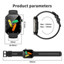 1.96'' AMOLED HD Screen R60 Bluetooth Call Smartwatch for Men Women Blood Oxygen Health Monitoring Fitness Tracking Smart Watch