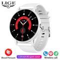 LIGE Relógio Inteligente Esporte Ao Ar Livre Fitness Bluetooth Chamada Assistente de voz À Prova Dwaterproof água liquidação Smartwatch masculino para Android IOS