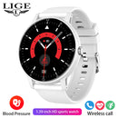 LIGE Relógio Inteligente Esporte Ao Ar Livre Fitness Bluetooth Chamada Assistente de voz À Prova Dwaterproof água liquidação Smartwatch masculino para Android IOS