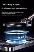 Foldable Electric Vacuum Magnetic Car Mount Strong Suction Stand for iPhone 12/13/14/15/16 Cell Phone Holder for Live Streaming