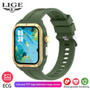 LIGE Relógio Inteligente Esporte Ao Ar Livre Fitness Bluetooth Chamada Assistente de voz À Prova Dwaterproof água liquidação Smartwatch masculino para Android IOS