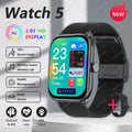 2026 New GPS Track Smart Watch 2.01 Inch Ultra HD AMOLED Screen Movement Run Track Heart Rate Monitor Bluetooth Call Smartwatch