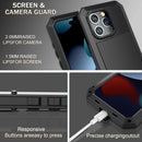 Heavy-duty protective armor metal aluminum shell iPhone 17 16 15 14 13 Mini 12 Pro 11 XS Max XR 16e shockproof protective case
