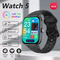 2026 New GPS Track Smart Watch 2.01 Inch Ultra HD AMOLED Screen Movement Run Track Heart Rate Monitor Bluetooth Call Smartwatch