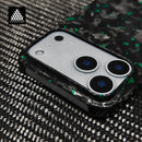100% Real Forged Glossy Green Carbon Fiber Case for iPhone 17Pro Max Super Light Protective 17 Pro 17 Promax Luxury Phone Cover